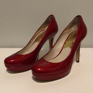 Red Michael Kors Heels